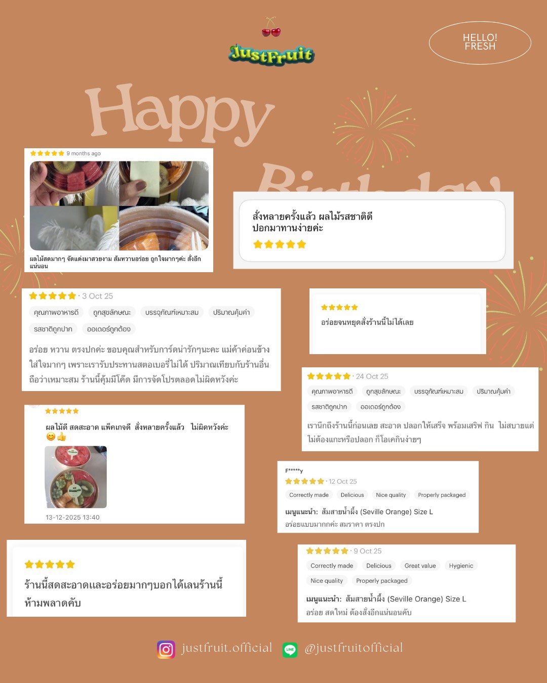 รีวิวจากลูกค้า